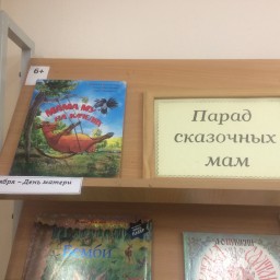 В библиотеке оформили полку сказочным мамам