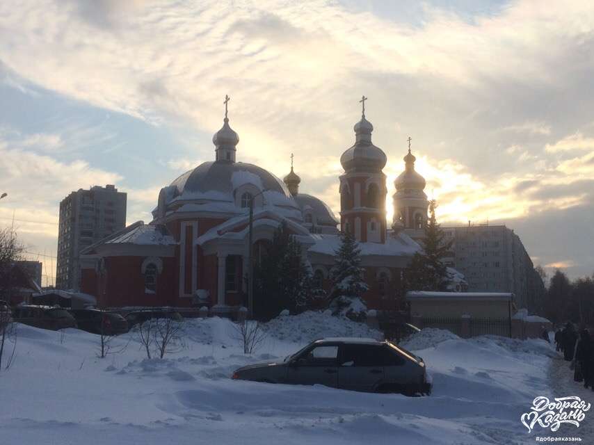 В крещение сходили в церковь за крещенской водой