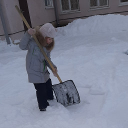 Снежная зима.